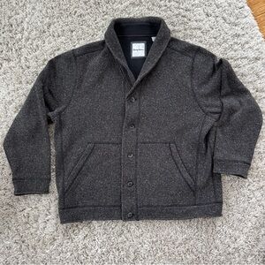 Tommy Bahama Men’s XL Grand Mesa cardigan in Coal Heather